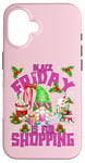 iPhone 16 Xmas Gnome Christmas Saying For Women Funny Friday Shopping Case