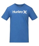 Hurley B One&Only Solid Tee S/S T-Shirt Garçon, Gym Blue, l