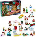 LEGO Friends Advent Calendar 2024, Christmas Countdown Toy for Kids with 24 5 3