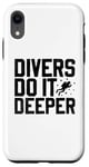 Coque pour iPhone XR Les plongeurs le font plus profondément sous l'eau Diver Scuba