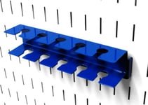 Wall Control ASM-SL-008 BU Support pour outils perforés en métal pour panneau perforé uniquement Bleu