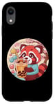 Coque pour iPhone XR Roter Kawaii Panda avec Bubble Tea