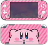 Kirby Switch Skin | Autocollant Vinyle Mignon En Pastel | Anime Smash Star Allies Forgotten Land Kawaii Dessin Animé Japonais | Compatible Avec Nintendo Switch (Switch Lite, Rose Chaud)