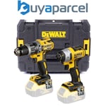 Dewalt DCK266 18v Brushless DCD796 Combi Drill DCF887 Impact Driver Bare + Tstak