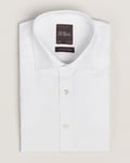 Oscar Jacobson Slim Fit Cut Away Non Iron Twill Optical White