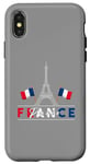 Coque pour iPhone X/XS Tour Eiffel de Paris en France Paris Love I Love Paris Meme