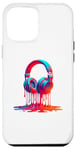 iPhone 12 Pro Max Dripping Paint Headphones Music Singing Singer Song Case