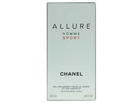 Chanel Allure Homme Sport, Dusjsåpe, Voksne, Menn, Kropp Og Hår, Alle Hudtyper, 200 Ml