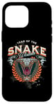 Coque pour iPhone 16 Pro Max Célébrez le Nouvel An chinois du serpent 2025 Cobra Hommes Femmes