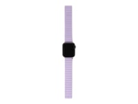 Decoded Traction Strap Lite - Sløyfe For Smart Armbåndsur - Lavendel - For Apple Watch Hermès Series 7, Hermès Series 9, Nike Series 7, Series 10, Series 8, Series 9