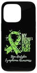 Coque pour iPhone 13 Pro My Brother's Fight Non-Hodgkin Sensibilisation au lymphoma