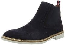 Tommy Hilfiger M2285etro 3b, Men's Chelsea Boots, Blue (Midnight 403), 7 UK (41 EU)