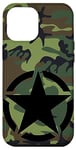 iPhone 15 Pro Max Army Star CAMO Camouflage Forest Green Military Case