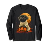 Mummy Mastiff Pumpkin Scary Halloween Dog Lovers Costume Long Sleeve T-Shirt