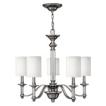 Lustre Luana En Nickel Ø:66cm 5xE14 Réglable Lampe Salon Salle à Manger