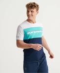 Superdry Mens Training Graphic Block T-shirt