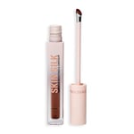 Revolution Skin Silk Radiant Serum - Illuminateur contour des yeux - Hydrate et lisse avec acide hyaluronique et squalane - Vegan & Cruelty-Free - Deep Red - 4 ml