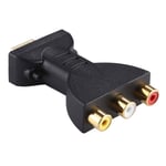 HDMI hann til 3x RCA hunnadapter