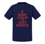 T-Shirt Enfant Keep Calm And Just Dance Parodie Angleterre Danse