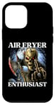 Coque pour iPhone 12 mini Amateur de friteuse à air drôle Cringe Hard Squelette Meme