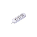 Smart 3x Schuko 5m - 5 m - 3 sortie(s) ca - Type f - Plastique - Blanc - Plastique (388.272) - Bachmann