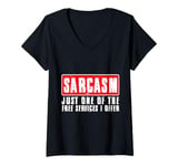 Womens Sarcasm Just One of the Free Services I Offer Sarcastic V-Neck T-Shirt