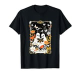 The Reader Tarot Card Bookish Cute Spooky Ghost Reading Book T-Shirt