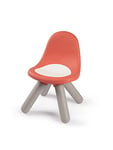 Smoby - Kid Chaise - Mobilier pour Enfant - Dès 18 Mois - Intérieur et Extérieur - Rouge Corail - 880107