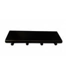 1 Raccord tringle rail pour rideau noir (Noir mat)