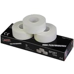 ALPIDEX 3 x Sport Tape 2,5 cm x 10 m Ruban Adhésif Sport Blanc Bande Doigt Escalade Inélastique Strap Hockey