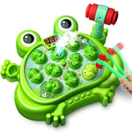 Toy for 2 3 4 5 6 Years Old Kids Toys Age 3-4 Boy Girl Early Learning Toys Whack a Frog Game for Toddlers Pounding Toys Birthday Gift for Kids Age 2-7 Baby Early Developmental Toy Interactive Toy Baby