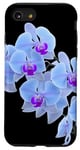 Coque pour iPhone SE (2020) / 7 / 8 Magnifique orchidée bleue Phalaenopsis en forme de mania