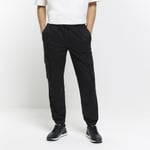 River Island Mens Cargo Joggers Black Slim Fit Utility Trousers Pants Bottoms