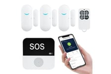 Chatthen House Alarms Security System, Door Alarm Sensor for Your Home, Smart 