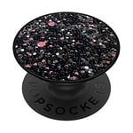 Black-Pink-White-Dot PopSockets Support et Grip pour Smartphones et Tablettes