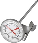 Coffee Machine Milk Thermometer Stainless Steel For Frothing Jug With Clip