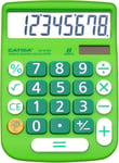 Bureau cd8185 et Home Style Calculatrice 8digit ecran LCD adapté pour Le Bureau et sur l'utilisation de Move. (Vert)