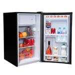 SIA LFIBL 48cm Black Free Standing Under Counter Fridge With 3* Ice Box