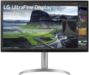 Ultrafine¿ 32UQ850V-W.AEU Ecran PC 4K 32"" - Dalle IPS résolution UHD (3840 x 2160), 5ms GtG 60Hz, Display HDRTM 400, DCI-P3 98%, AMD FreeSync, inclinable, réglable en Hauteur, Mode Portrait.[G204]