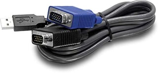 TRENDnet TK-CU10 Câble KVM Male - Male (USB + VGA), 3m, TK-CU10