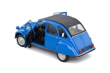 Citroën 2CV6 bleue echelle 1/18eme longueur 19cm Solido,en métal, neuve