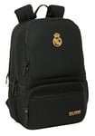 Safta Real Madrid 3ème équipe - Sac à Dos de Padel, idéal pour différents âges, Confortable et Polyvalent, qualité et résistance, 30 x 17 x 42 cm, Couleur Noire, Noir, Estándar, Décontracté