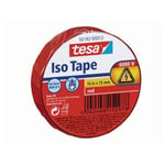 tesa Ruban isolant ISO TAPE 15 mm x 10 m Rouge