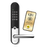 Låsesett Yale Doorman L3S Keytag+ Krom