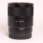 Sony Used FE 55mm f/1.8 ZA Zeiss Sonnar T* Lens