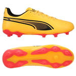 PUMA King Match Fg/ag Forever Faster - Sun Stream/svart/rosa Barn ['Konstgräs (Ag)', 'Gräs (Fg)'] adult 107573 05