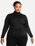 Nike Dri-Fit Women'S 1/4-Zip Running Top- - Black (Curve)