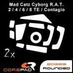 Corepad Skatez Mad Catz Cyborg R.A.T 2 3 4 5 6 7 8 9 Souris Pieds Patins Téflon
