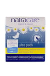 Natracare Natural Ultra Pads Super with wings x 12 (Pack of 6)