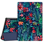 FINTIE Coque pour Lenovo M10 Plus 3rd Gen 10.6 Pouces 2022 (TB125 / TB128) - Étui Fin et Rigide Housse Pliable Légère, Protection pour Lenovo Tab M10 Plus 3ème Génération, Jungle Nuit